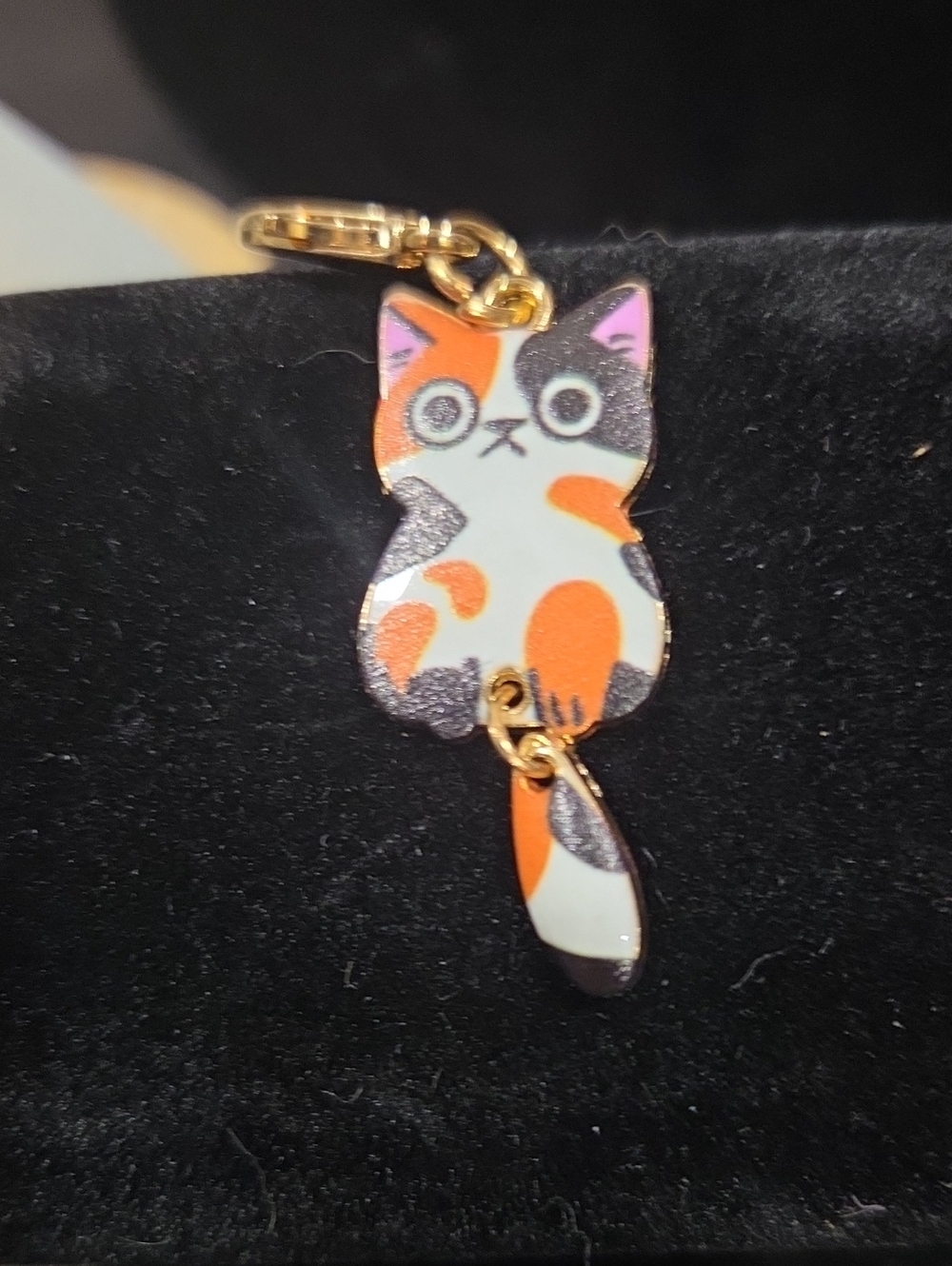 CALICO CAT CHARM - Picture 1 of 2